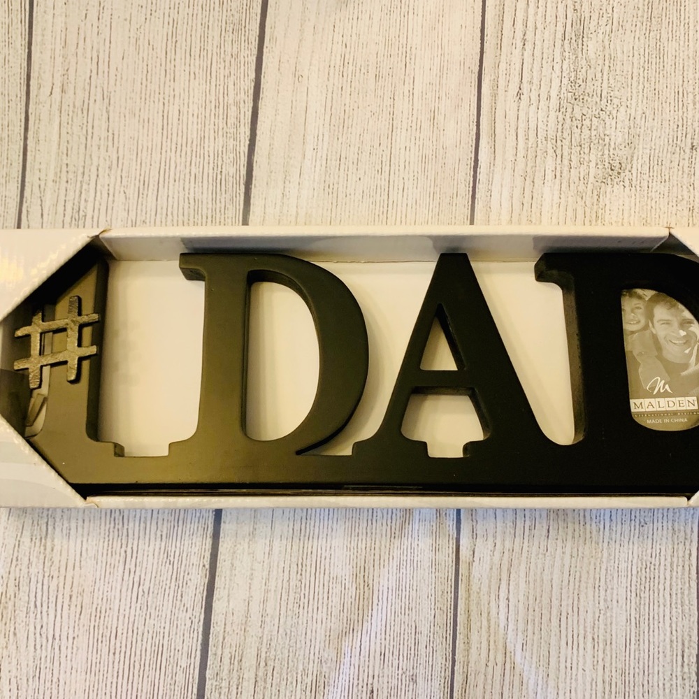 #1 Dad Photo Frame